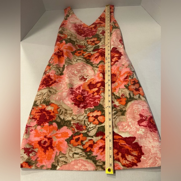 Talbots Sleeveless‎ Multi Color Floral Dress Sz 2 - Picture 9 of 13
